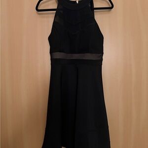 Windsor Black Halter Mini Dress